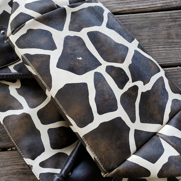 Animal print totes brown white - Picture 12 of 13